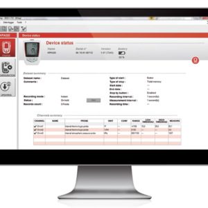 Kistock mobile Mobile app for class 320 Kistock data loggers